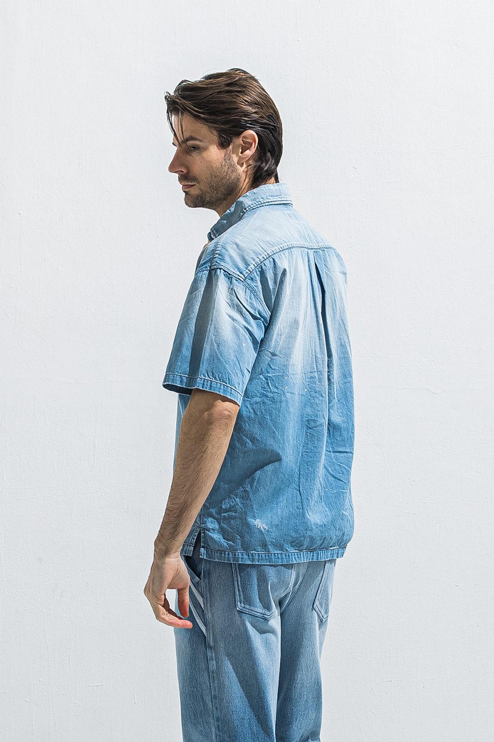 HALF DENIM SHIRTS / ハーフ デニム シャツ