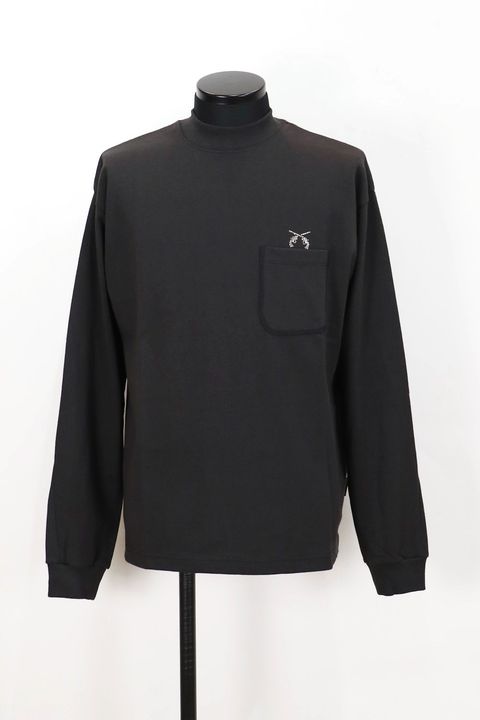 POCKET L/S T CRY / ポケット ロングスリーブ Tシャツ クロスガン クリスタル