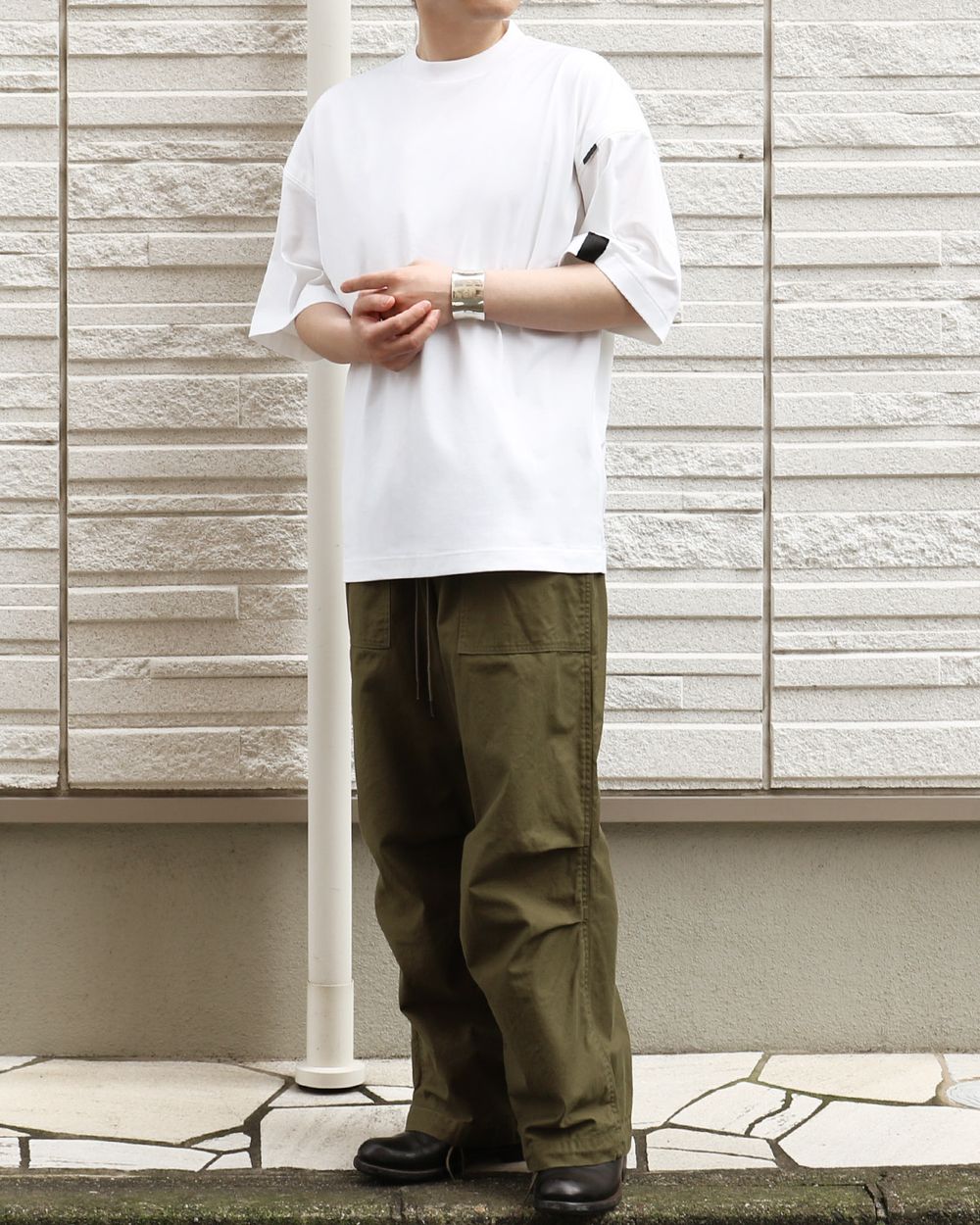 N.HOOLYWOOD COMPILE CREW NECK T-SHIRT 、ホワイトver.