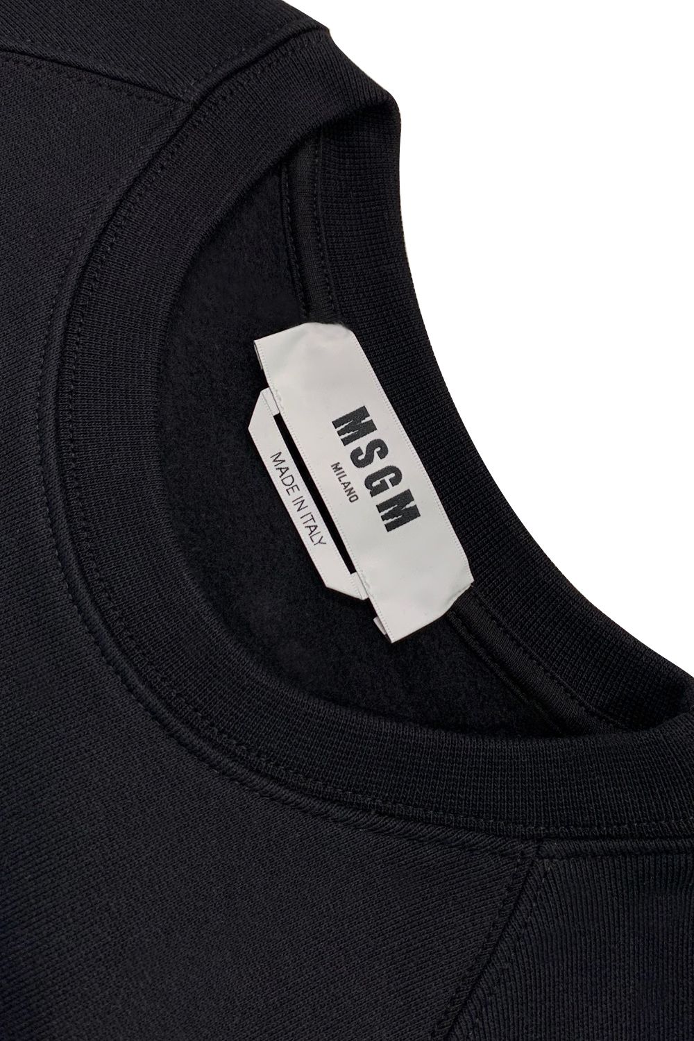 CREW NECK SWEATSHIRT With BRUSHSTROKE LOGO