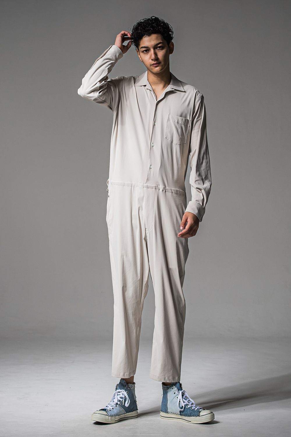 rage nylon all in one / ロングスリーブシャツオールインワン