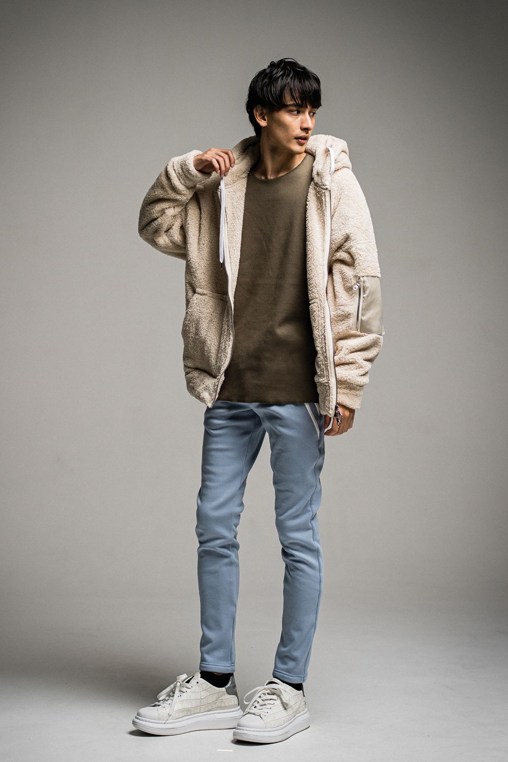 velours fleece neo thermal / ベロア フリース ネオ サーマル ロングスリーブ Tシャツ