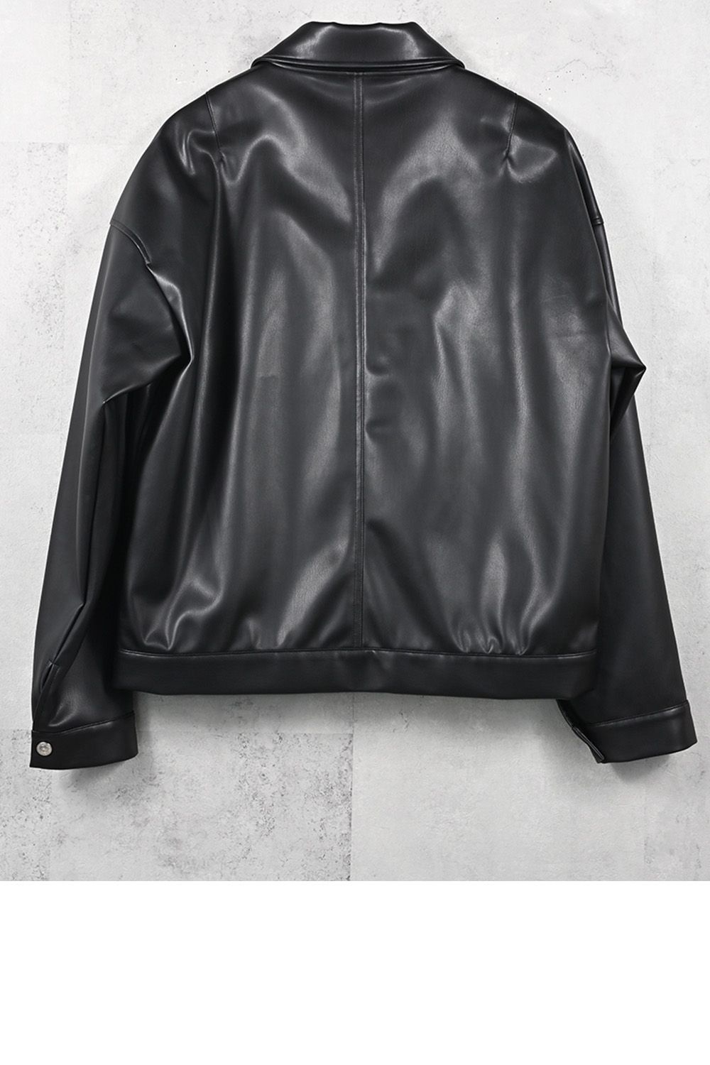 LEATHER SP JACKET / エコレザー スポーツマン ジャケット
