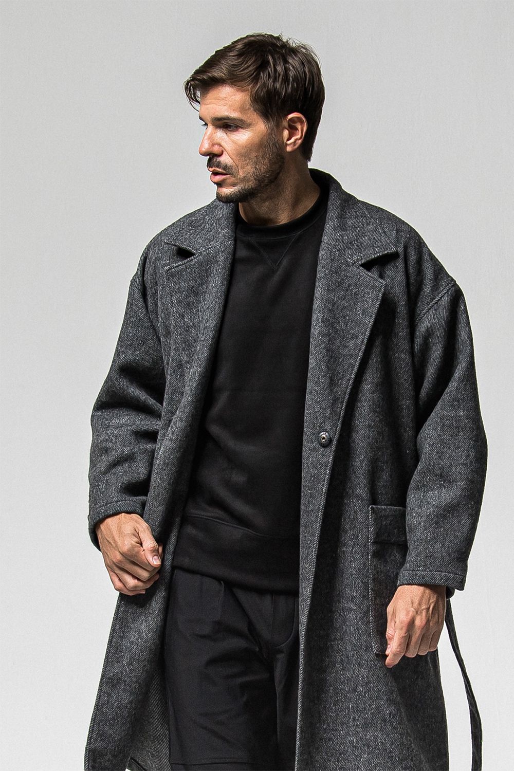 GOWN OVER COAT / オーバーサイズ ガウン コート