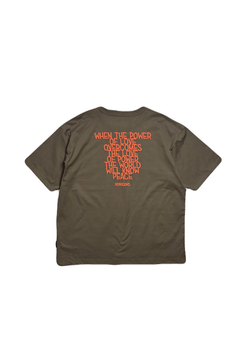 ORG/CO S/TEE MESS/SW / オーガニックコットン ショートスリーブ Tシャツ / メッセージプリント スワロフスキー