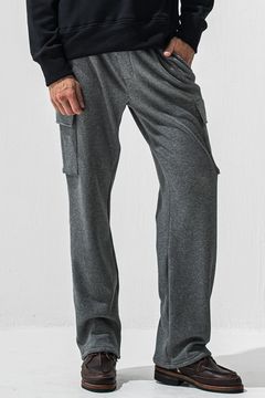VELOURS FLEECE HEAD CARGO / ベロア フリース ヘッド ワイド カーゴパンツ