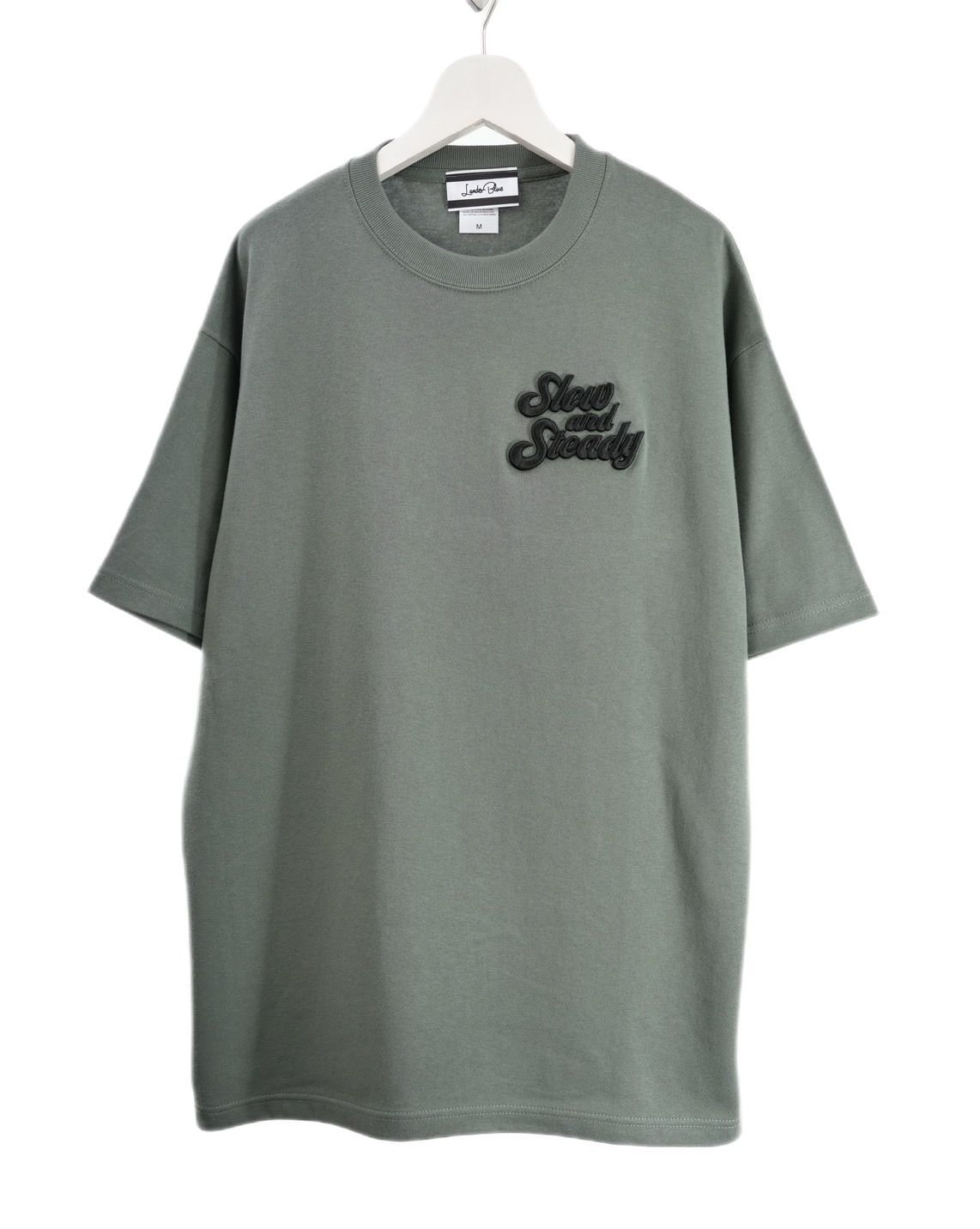 【3D刺繍】LANDER BLUE オリジナル / 刺繍Tシャツ / 高品質な厚手Tシャツ / 9オンス / ビックシルエット / ヘビーウェイトTシャツ / ヘビーオンスTシャツ
