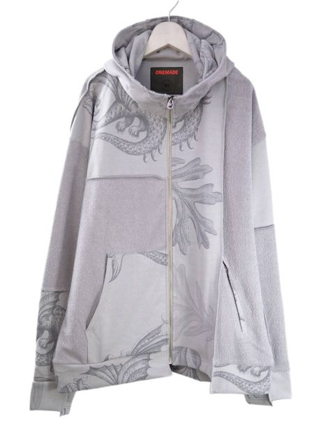 【40代からの大人ZIPパーカー】 立体パズル構造 × 異素材デザインで差がつく、品格カジュアル