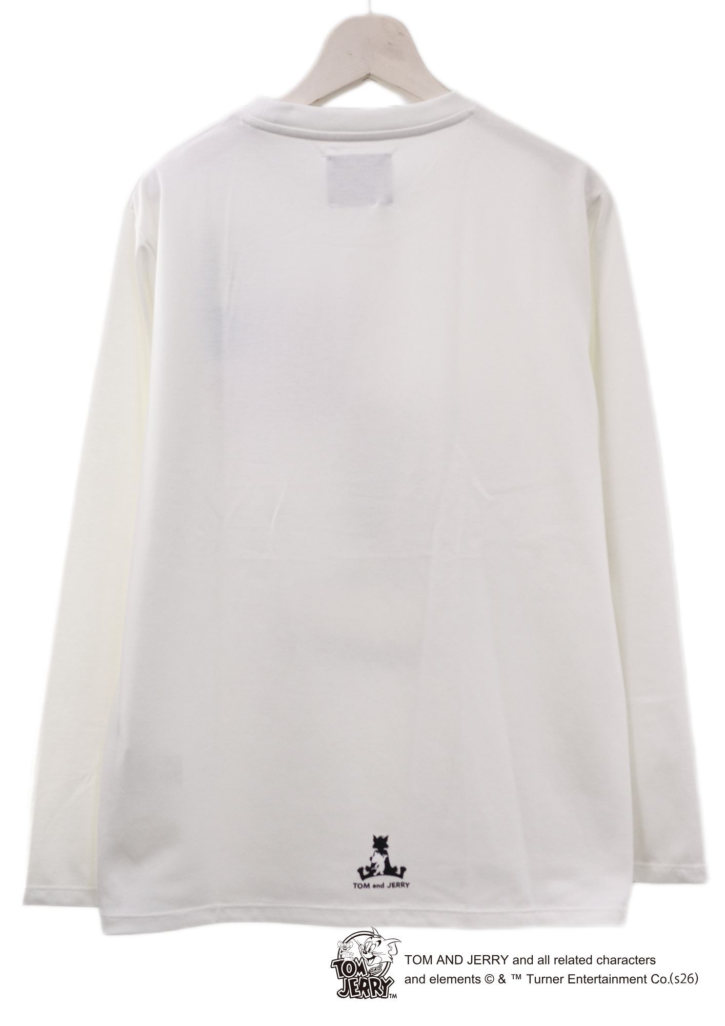 【TOM&JERRY×TRIPPY MIKIO ART】TR-156 / 3DTシャツ / WHITE / ロンT / ユニセックス