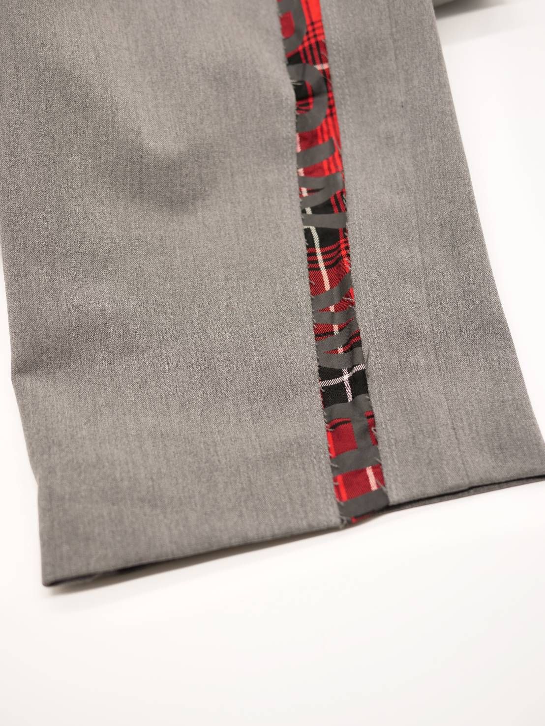 【大人はアートで差別化を】スラックス / 1タック / パッチワーク / ハンドメイド