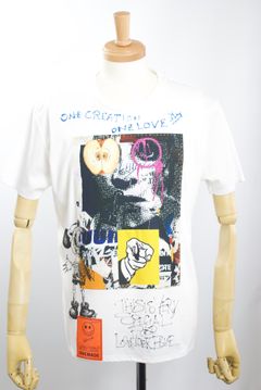ONE-694 ZULUCKY 46サイズ /  ハンドメイド / LANDER BLUE 別注モデル  / 1点もの /アートTシャツ