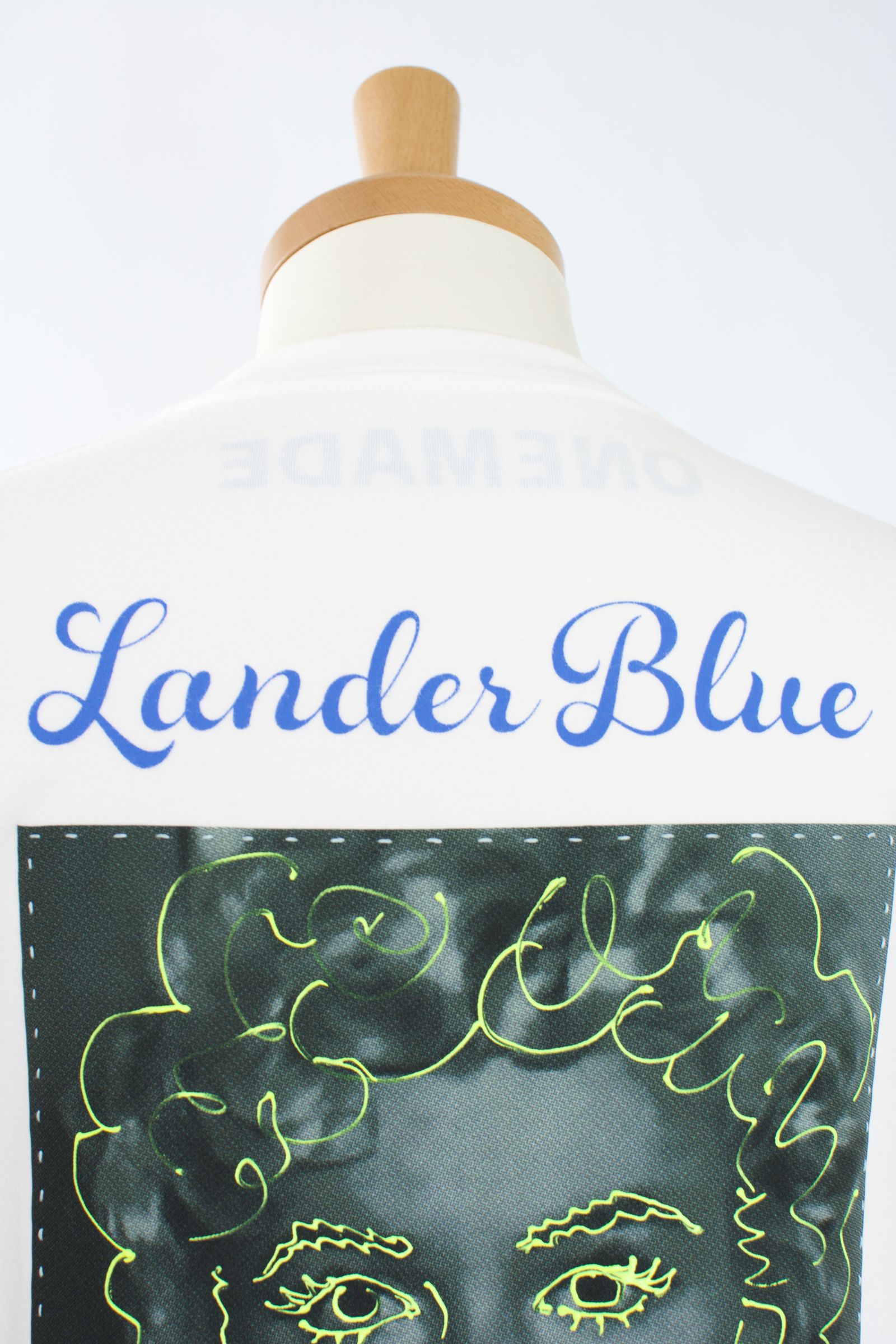 ONEMADE×LANDERBLUE「別注」ONE-710 /  Lサイズ / ロングTシャツ / HAND MADE / MAXSIX /MIKIO SUZUKI