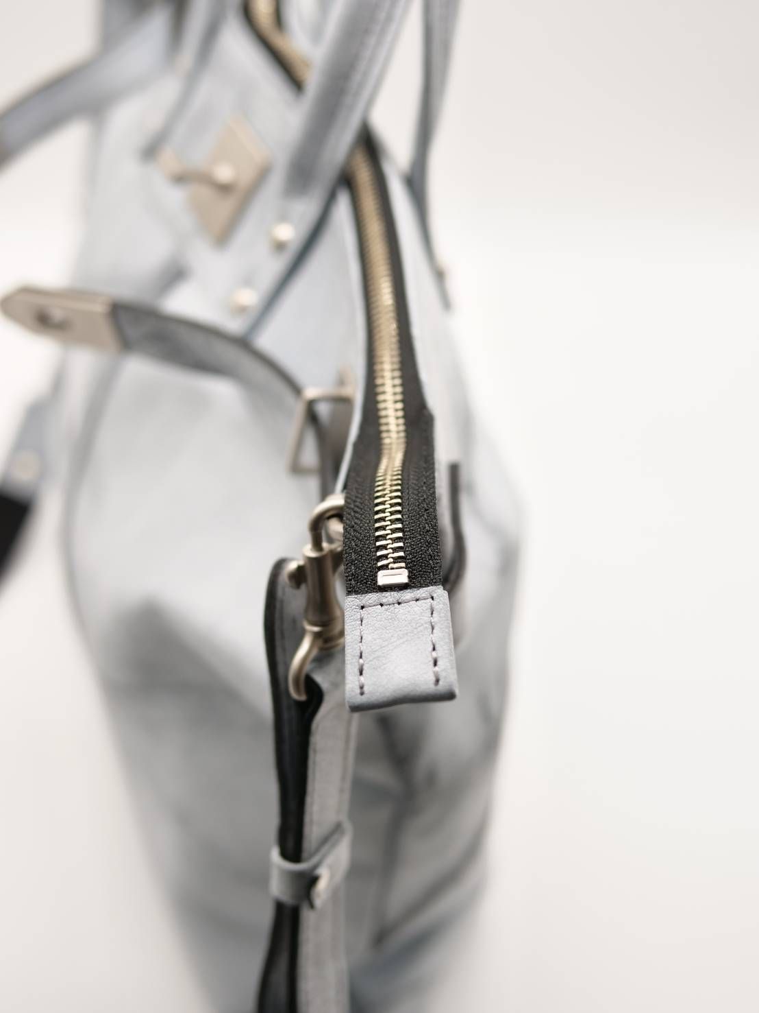 M.U.L 日本製 本革ヘルメットバッグ ヴィンテージホワイト｜2WAY ショルダートート｜姫路レザー使用｜メンズ レディース UNISEX