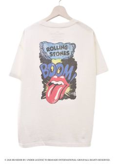 【ローリングストーンズ】 RP-RS-003 / The Rolling Stone Tシャツ / WHITE / ユニセックス
