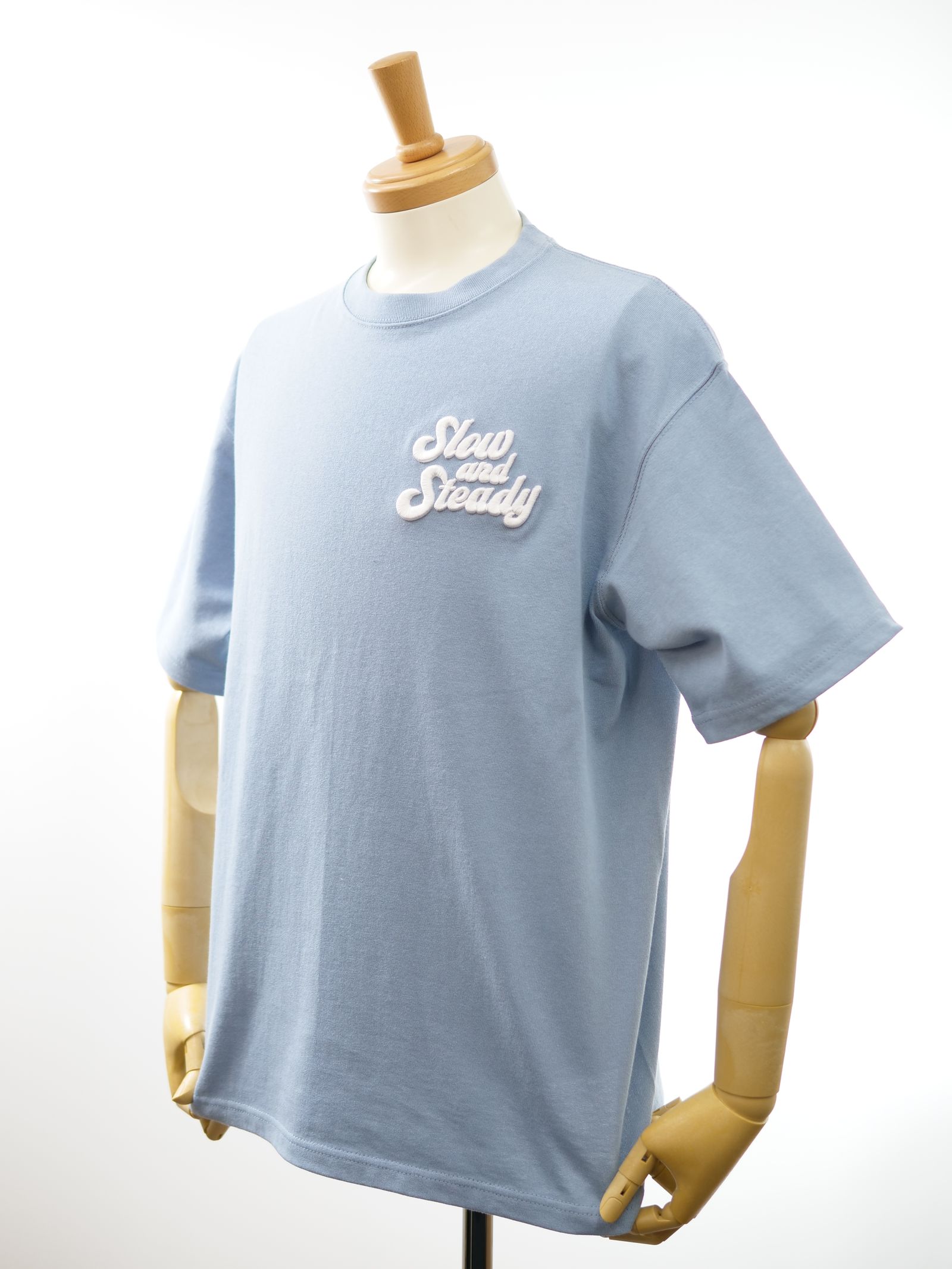 【3D刺繍】LANDER BLUE オリジナル / 刺繍Tシャツ / 高品質な厚手Tシャツ / 9オンス / ビックシルエット / ヘビーウェイトTシャツ / ヘビーオンスTシャツ