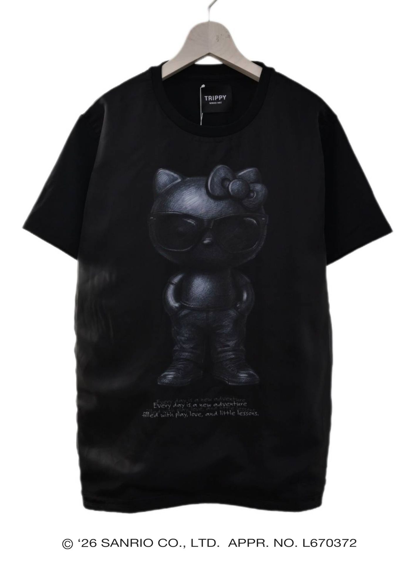 【ハロー キティ  デザイン】TR-154 HELLO KITTY SUNGLASS  /サンリオ  / BLACK / ユニセックス
