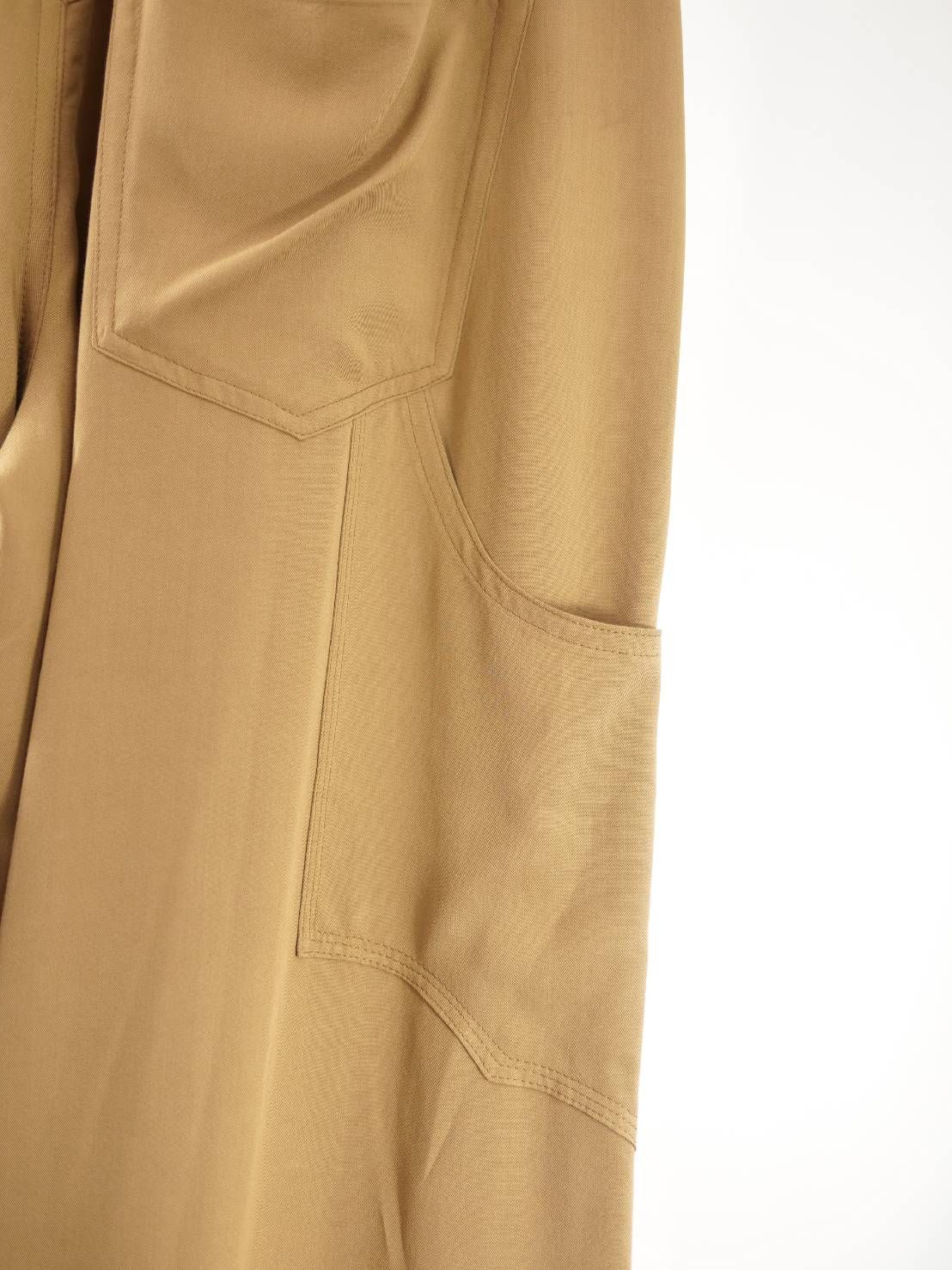 【大人のデザインスラックス】 CAMEL / ワイドスラックス / イージーパンツ