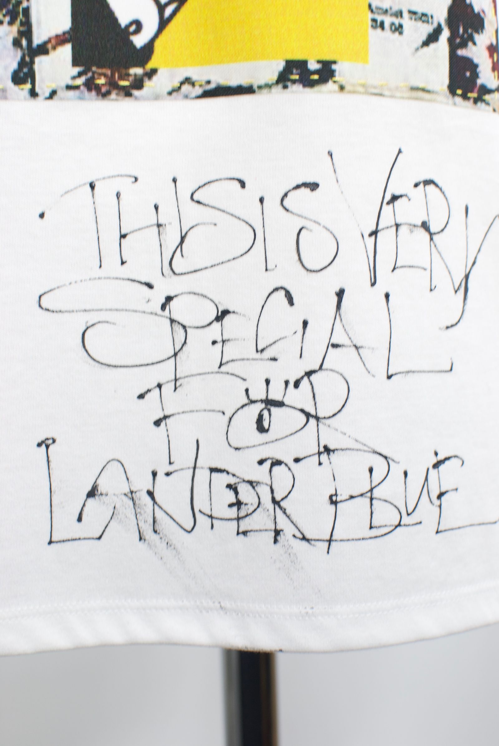 ONE-694 ZULUCKY 46サイズ /  ハンドメイド / LANDER BLUE 別注モデル  / 1点もの /アートTシャツ