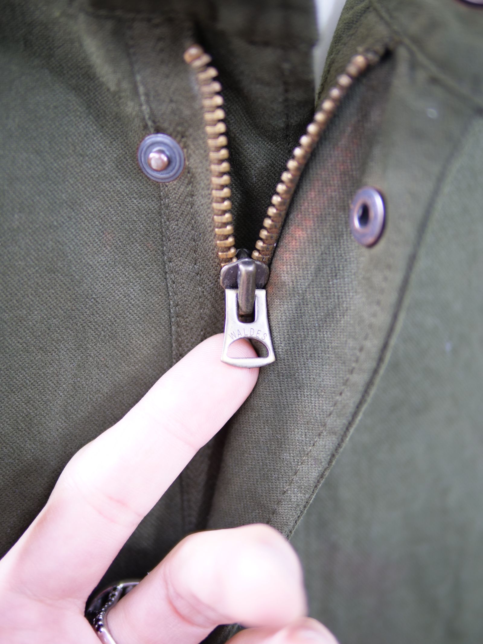 ONE820 / MODSCOAT / UNISEX / ユニセックス / ヴィンテージカーキ / ハンドメイド / タイダイ染め / 手染めモッズコート / HAND MADE / アートブランド