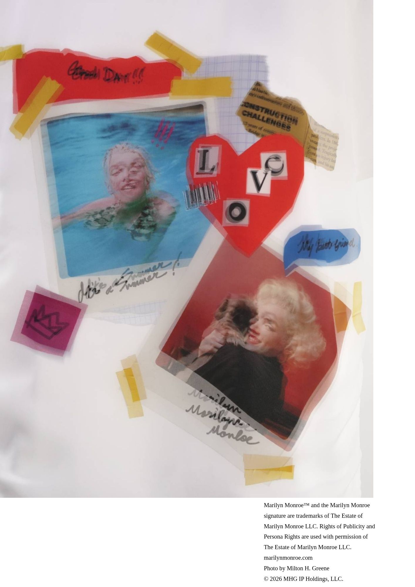 【マリリンモンローデザイン】TR-140 / MONROE SNAP PICTURE / 3DTシャツ / WHITE/ ユニセックス