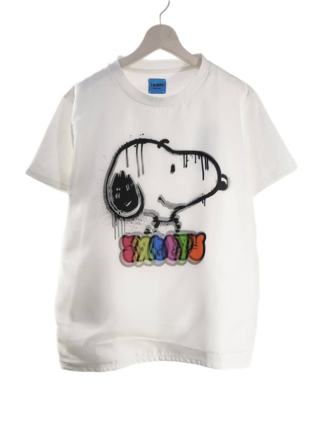 【スヌーピーシリーズ】 SNOOPY / ライセンス商品 / 3Dアート / スヌーピーTシャツ / WHITE  / UNISEX