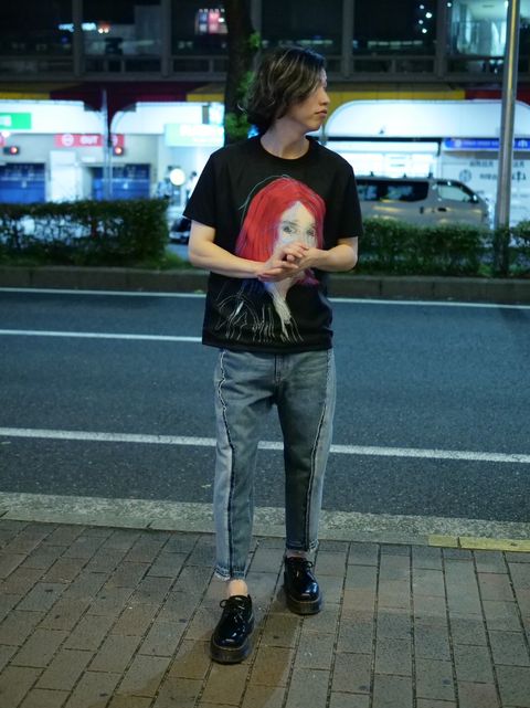 「お外に連れて歩くアート」ヴィジュアル表現はトロンプルイユ。