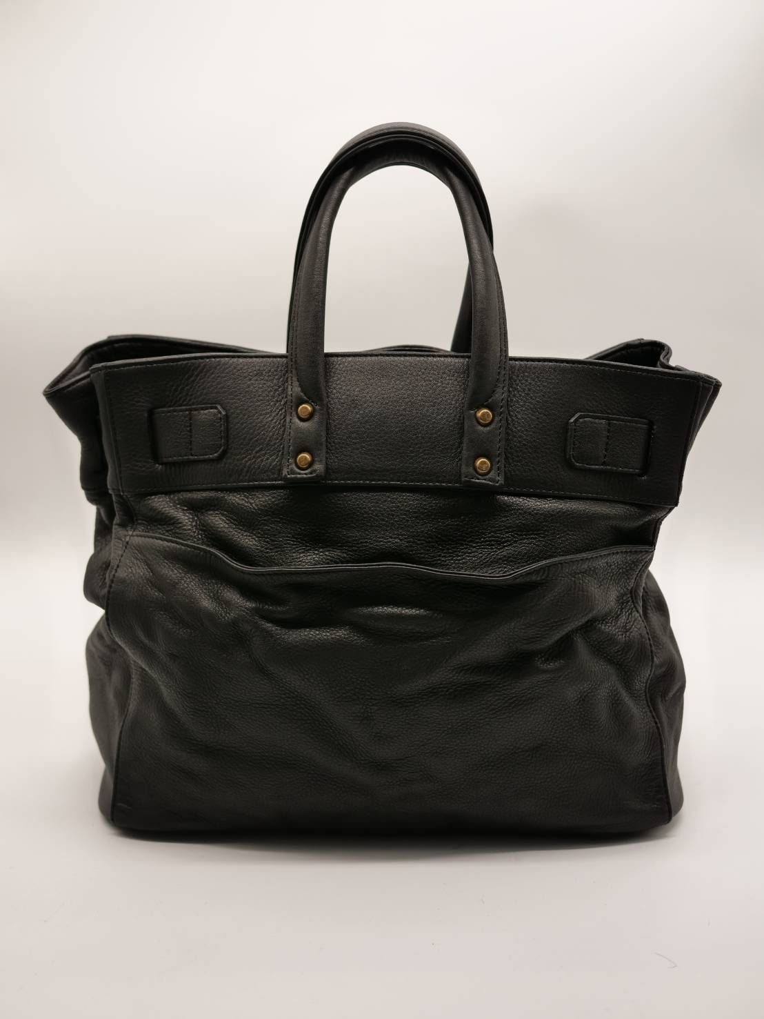 【M.U.L/ エムユーエル】姫路本革（レザー） ブラック / Mサイズ / 日本製 / Made in Japan /トートBag / メンズ レディース 兼用 UNISEX