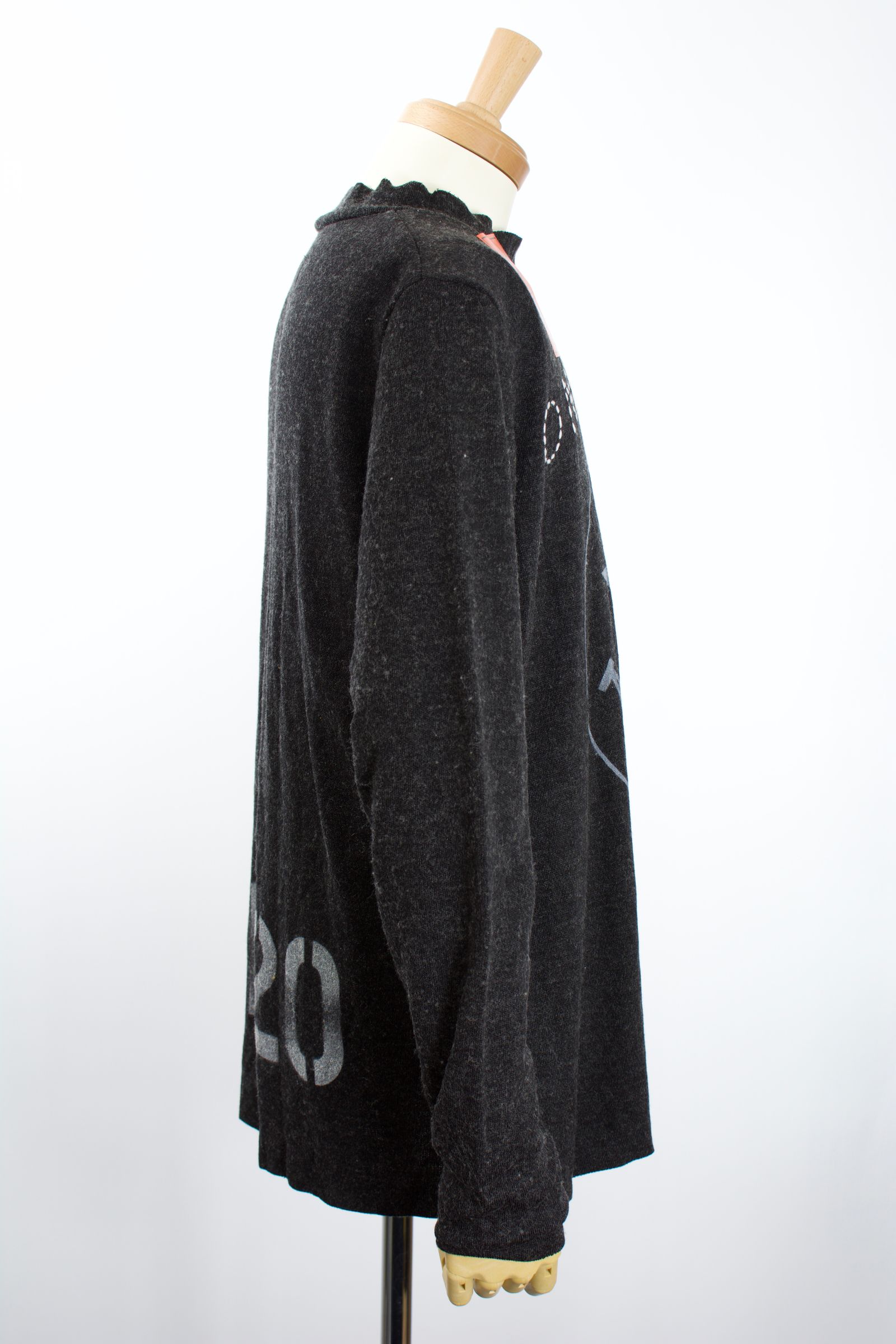 ONE-669 SWEATER NICO / ウール混セーター / HANDMADE / ハンドメイド / MADE IN JAPAN