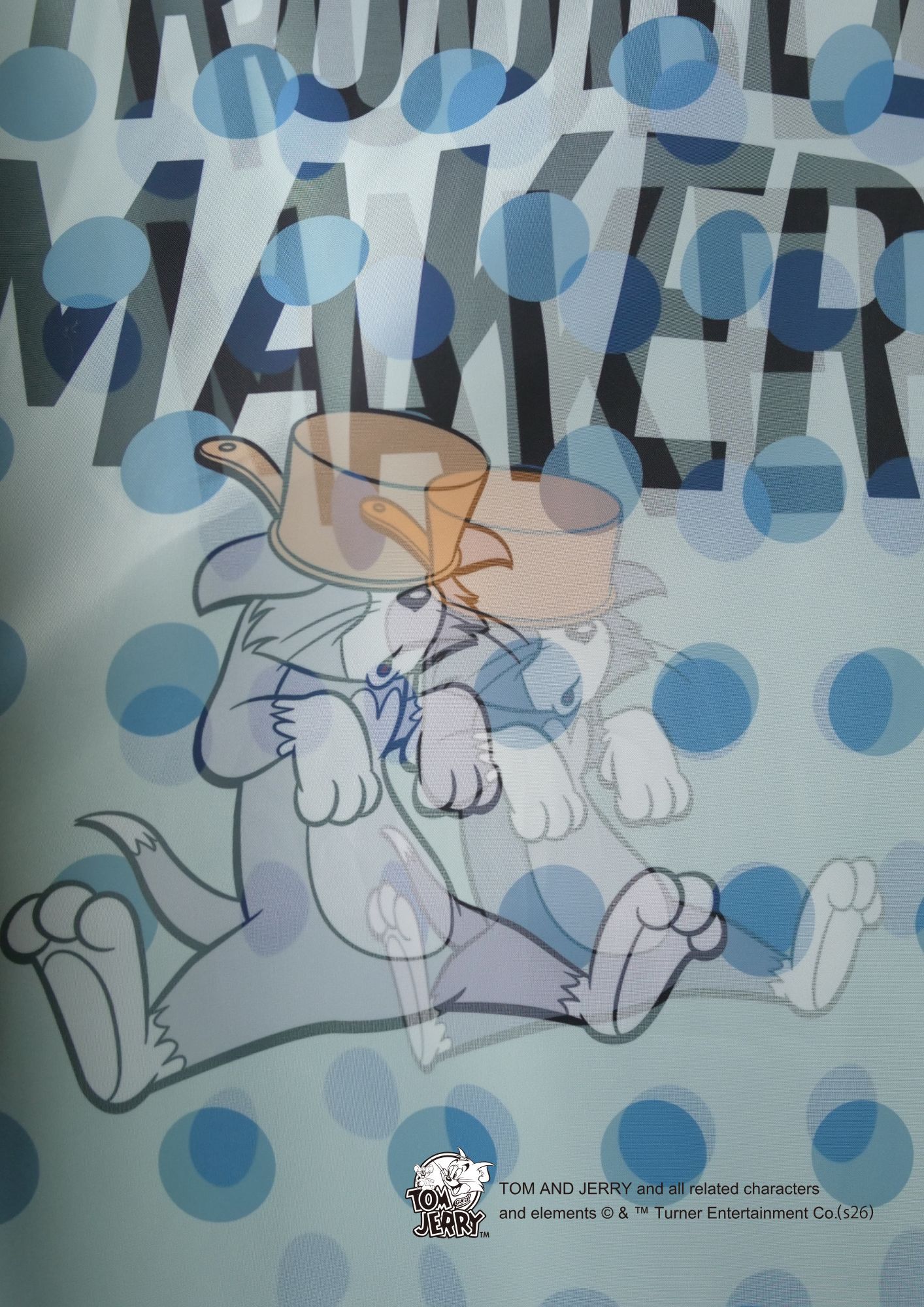 【TOM&JERRY×TRIPPY MIKIO ART 】 TR-159 / 3Dシャツ / SAX / ユニセックス