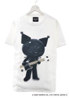 【KUROMIデザイン】TR-097 / 3DアートTシャツ / サンリオキャラクターコラボ / /WHITE/ ユニセックス