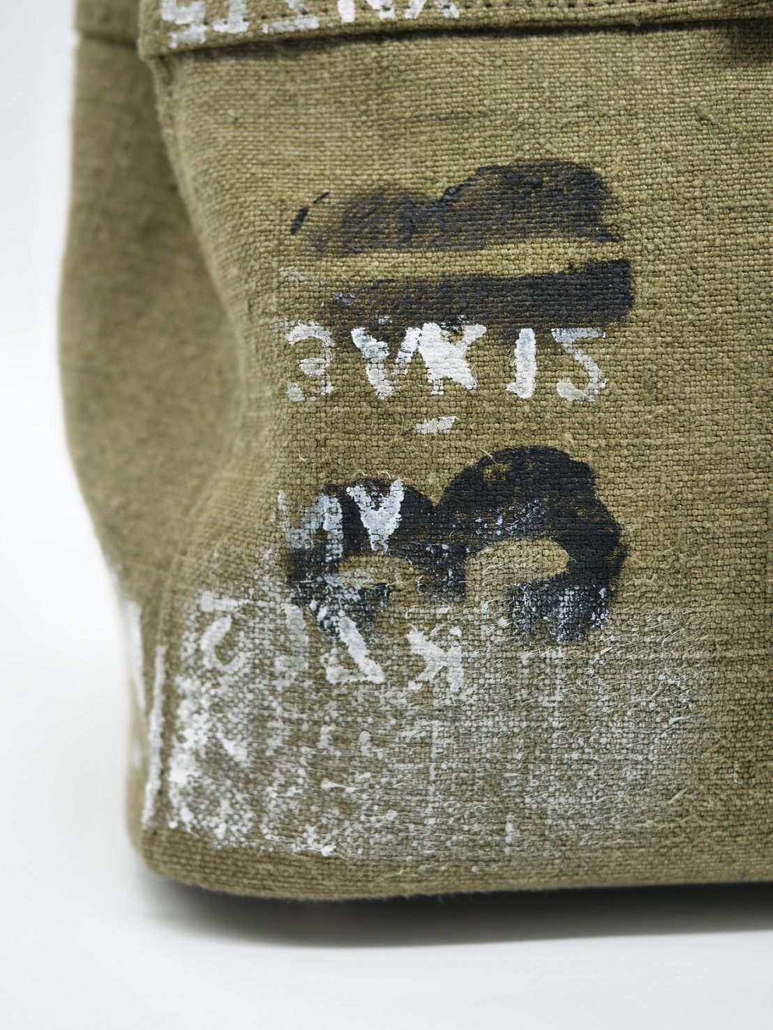 【M.U.L/ エムユーエル】Vintage Remake Fabric  / フランス軍テント生地 / リメイクバック / Sサイズ / 日本製 / Made in Japan /トートBag / メンズ レディース 兼用 UNISEX