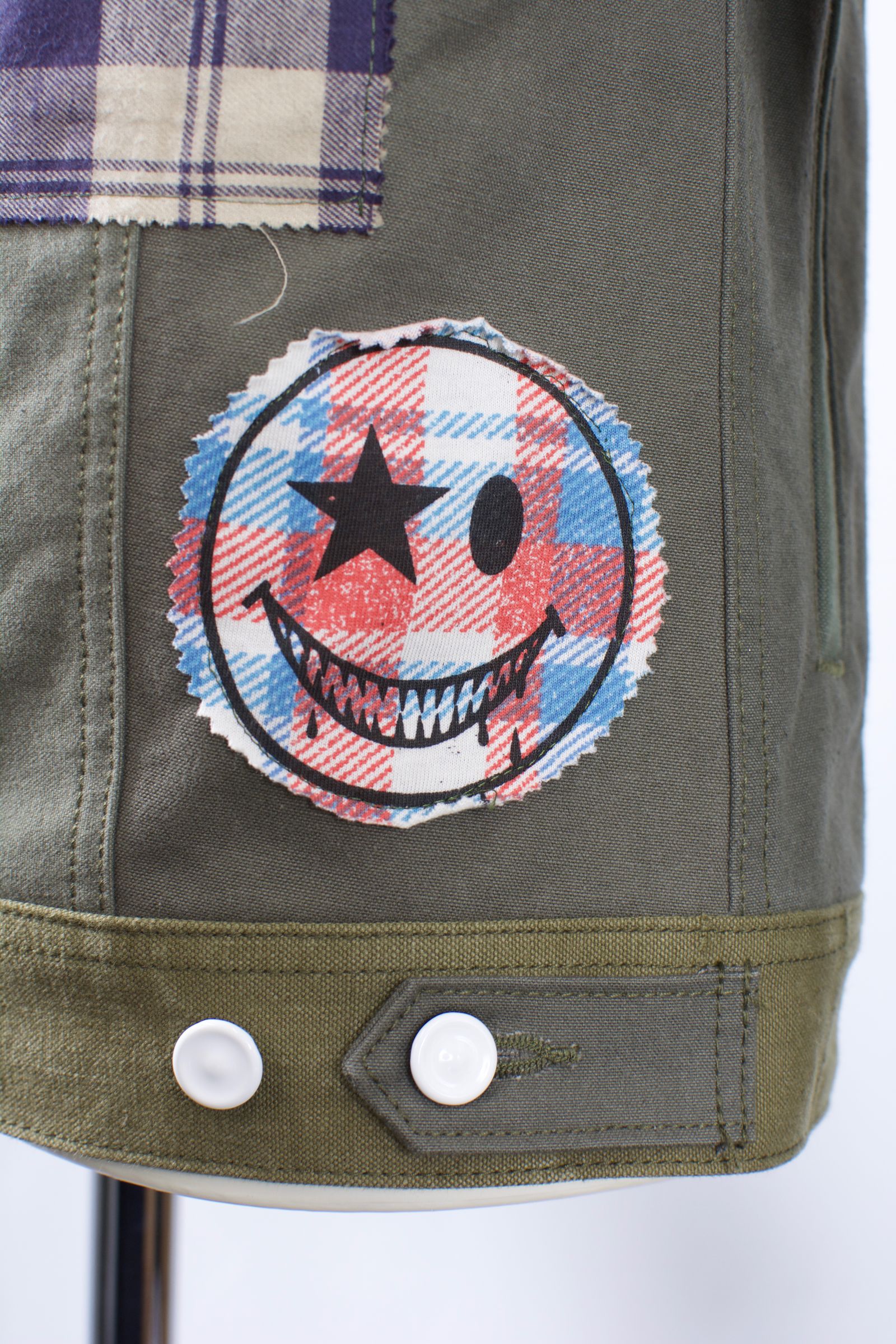 ONE-562 REBUILD JACKET / 1点物(M相当) / FRANCH ARMY DUFFLE BAG / ハンドメイド