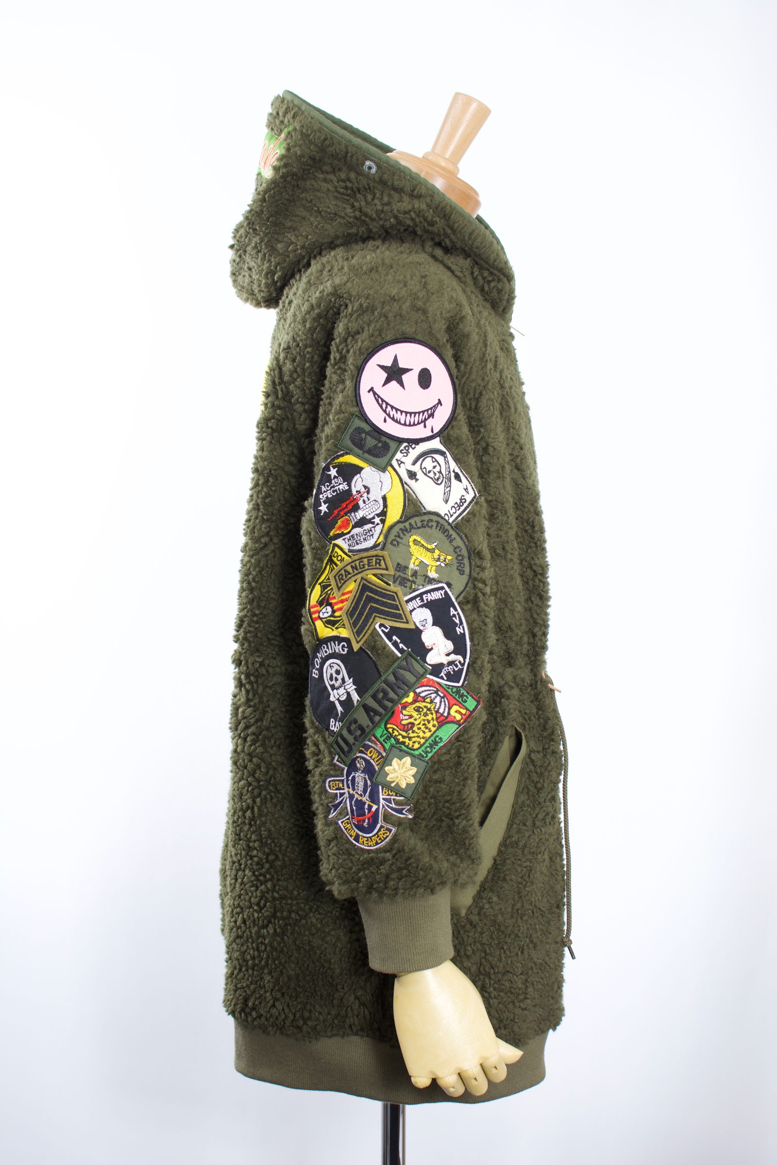 ONE-597S  VINTAGE BOA  COAT / ヴィンテージワッペン / ミリタリー/フランス軍デットストック/ HAND MADE / MAXSIX /MIKIO SUZUKI