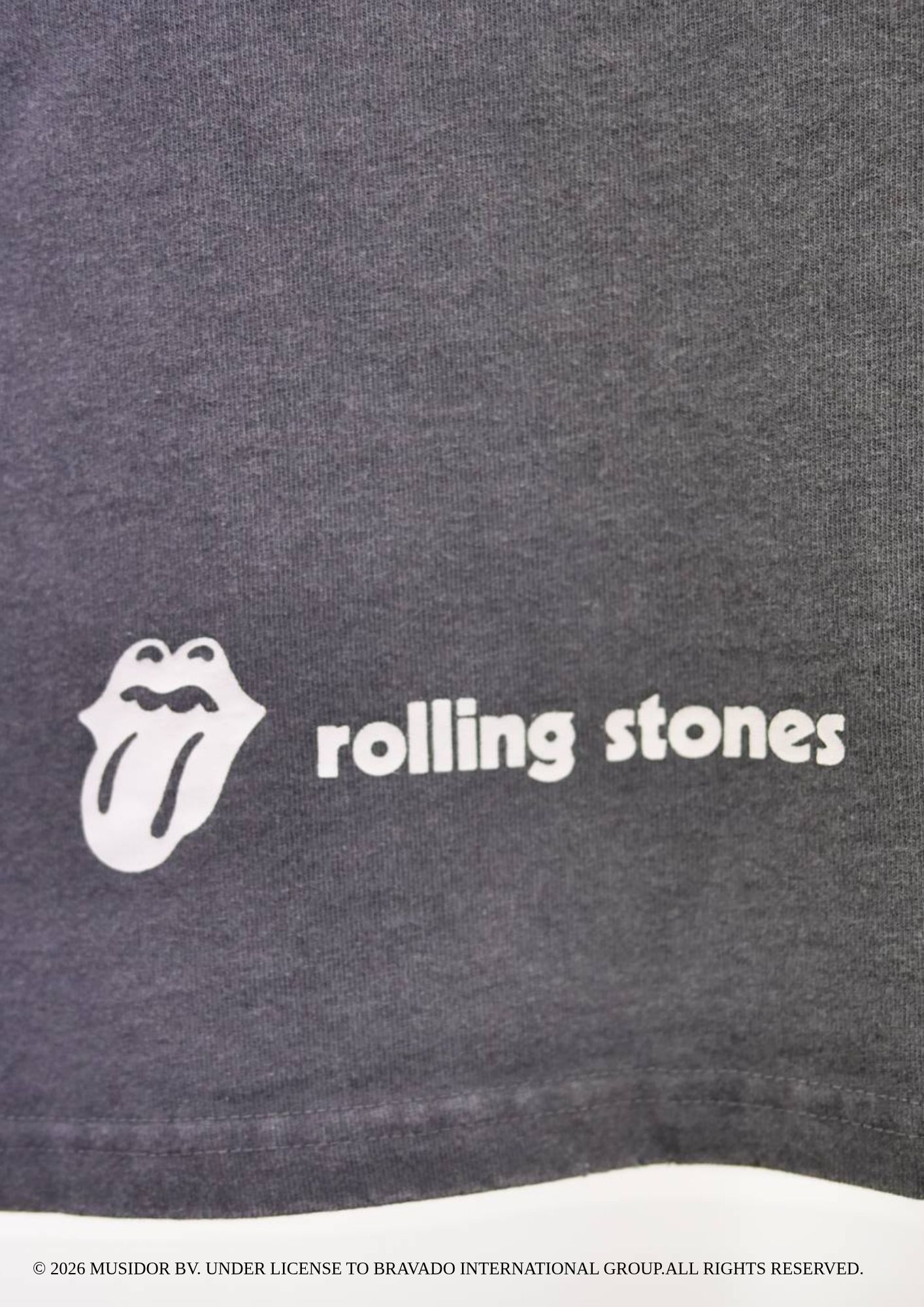 【ローリングストーンズ】 RP-RS-001 / The Rolling Stone Tシャツ / Charcoal / ユニセックス