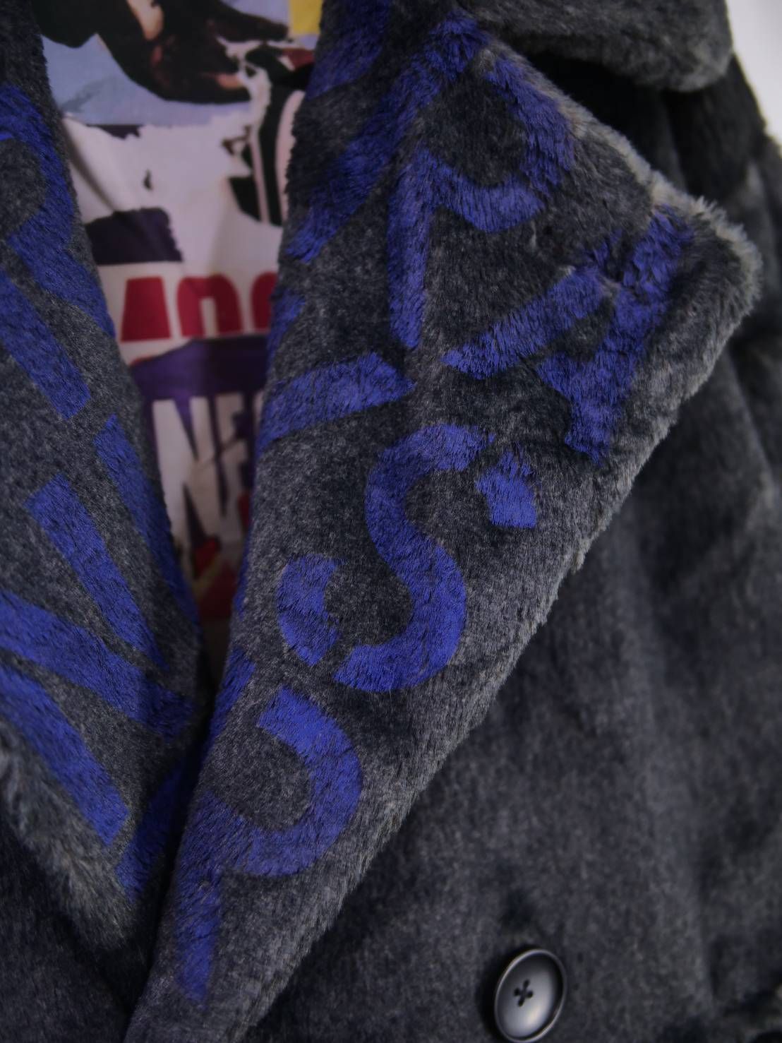 【40代大人のアートコート】ファーチェスターコート｜ハンドペイント・ハンドメイドアートブランド