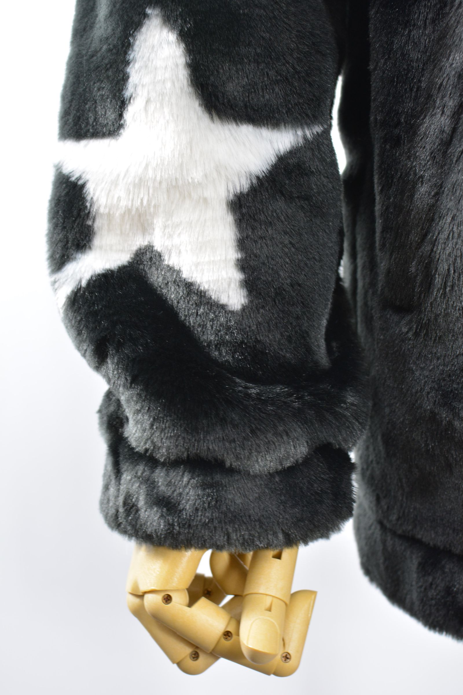 MX-1182 Faux fur coat / black / シャギーボアコート / 黒 / ファーコート/ ユニセックス