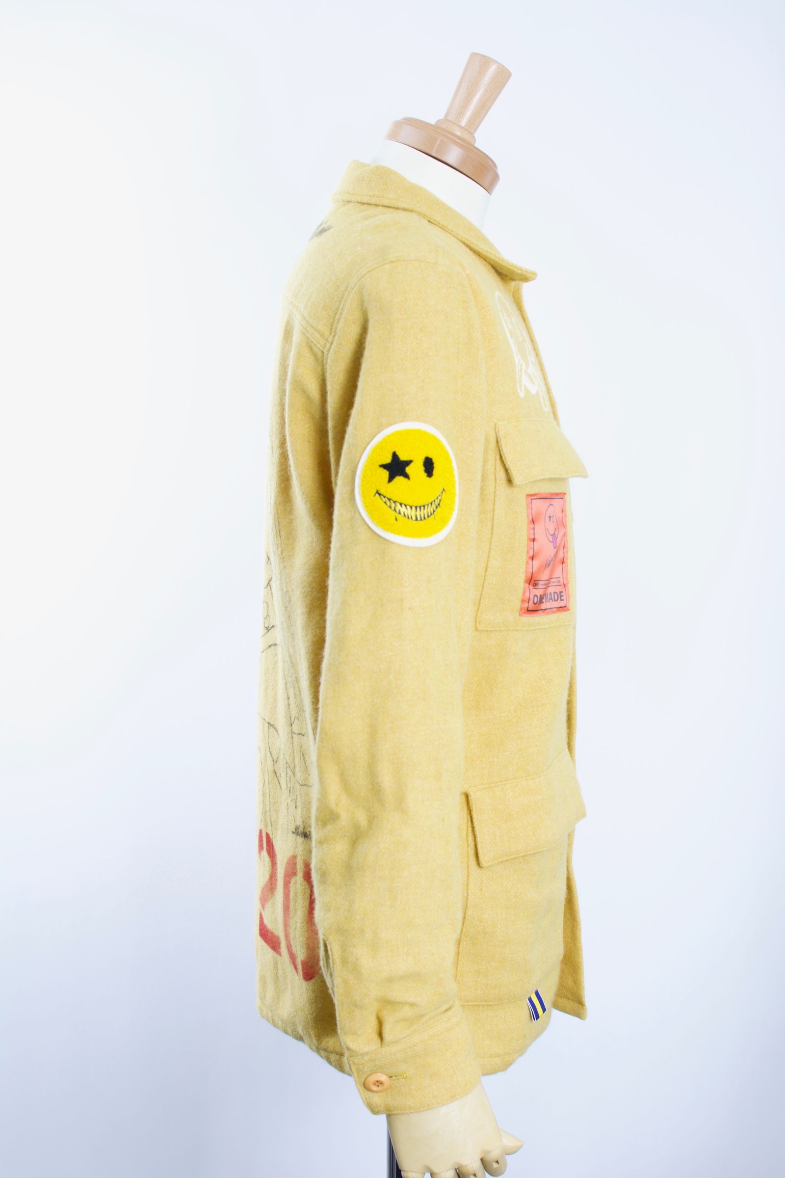 ONE-655  MILITARY JACKET / ウール素材  / ミリタリー/ パラフィン加工/ HAND MADE / MAXSIX /MIKIO SUZUKI