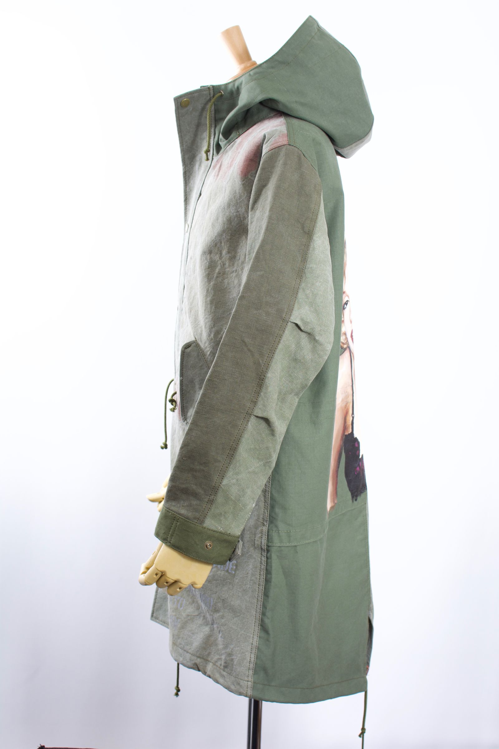 ONEMADE REBUILD LINE / ONE-640 MOZ COAT / ヴィンテージモッズコート / HAND MADE / アートブランド / フランスダッフルバッグ解体