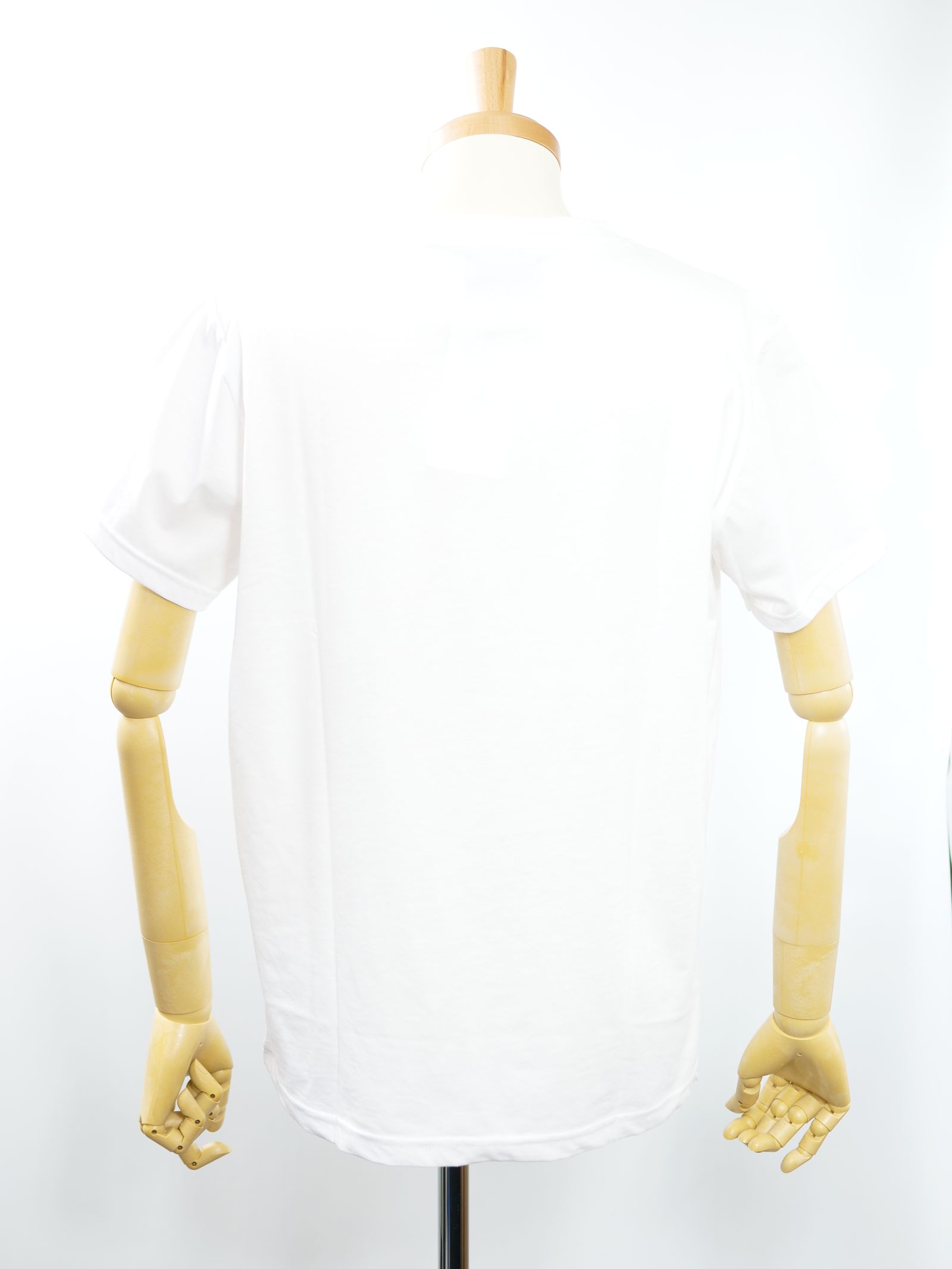 T SHIRT-PARIS COLORS- WHITE /メゾン パリ フランス /  トリコロール / ストレッチコットン