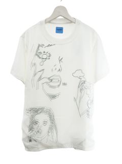 【3DアートTシャツ】 T-Shirt SKETCHES MX-1406 /  アートブランド / Art Tシャツ / WHITE / トロンプルイユファッション /ユニセックス