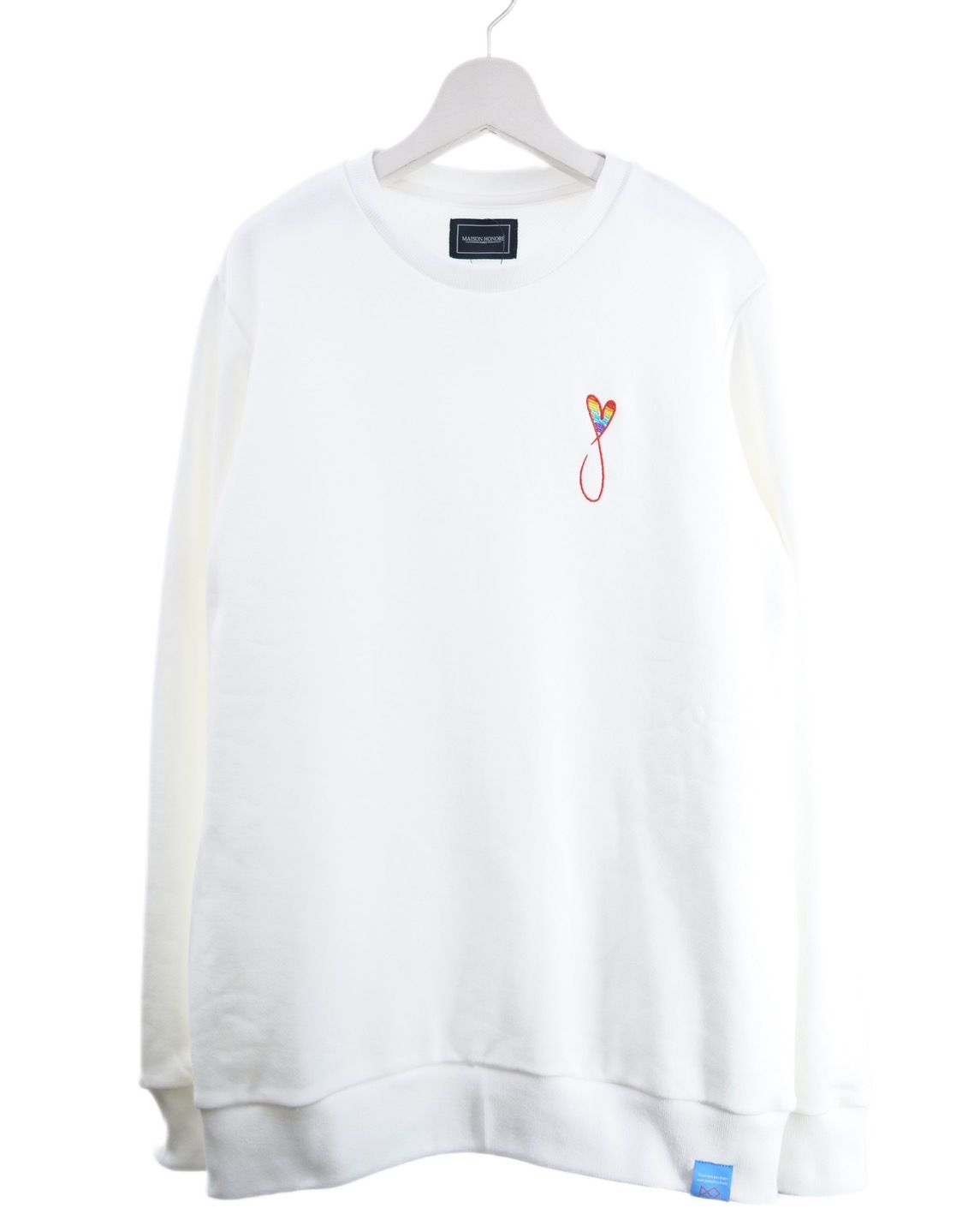 【流行のきっかけはパリCOLOTTE】 MAISON HONORE / スエット WHITE /  ハートフィッシュ /  フレンチテリートレーナー