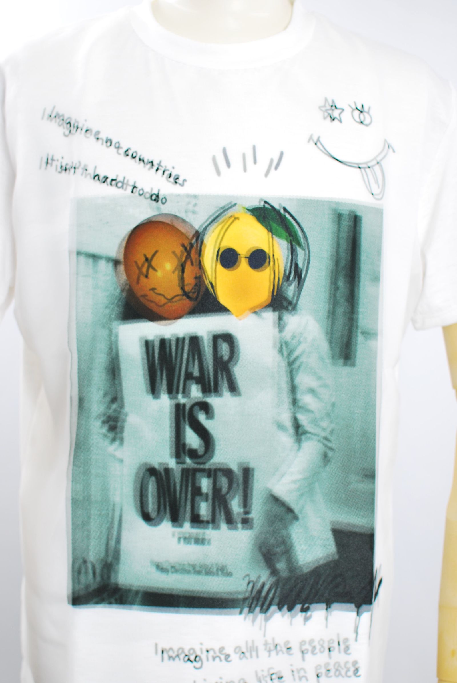 MX-1115 WAR IS OVER  3DT-SHIRT /  MADE IN JAPAN /