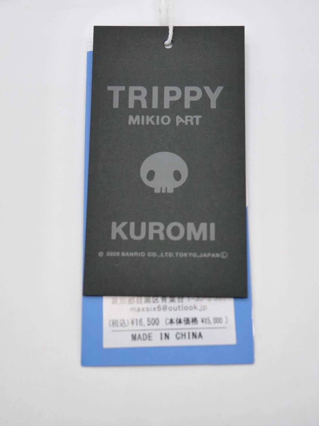 【3D クロミ デザイン】“BLACK KUROMI“ アートTシャツ / サンリオ / BLACK / ユニセックス