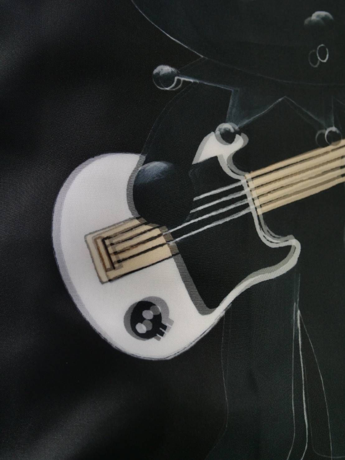 【3Dクロミ デザイン】TR-097“BLACK KUROMI“ アートTシャツ / サンリオ / BLACK / WHITE/ ユニセックス