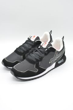 JET-M  / BLK /ローカットスニーカー「スウェード×ナイロン×レザーの異素材コンビネーション」
