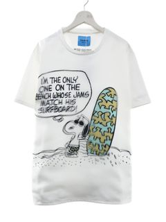 【スヌーピーシリーズ】 TR-099 / PEANUTS / SNOOPY / ライセンス商品 / 3Dアート / スヌーピーTシャツ / WHITE / UNISEX