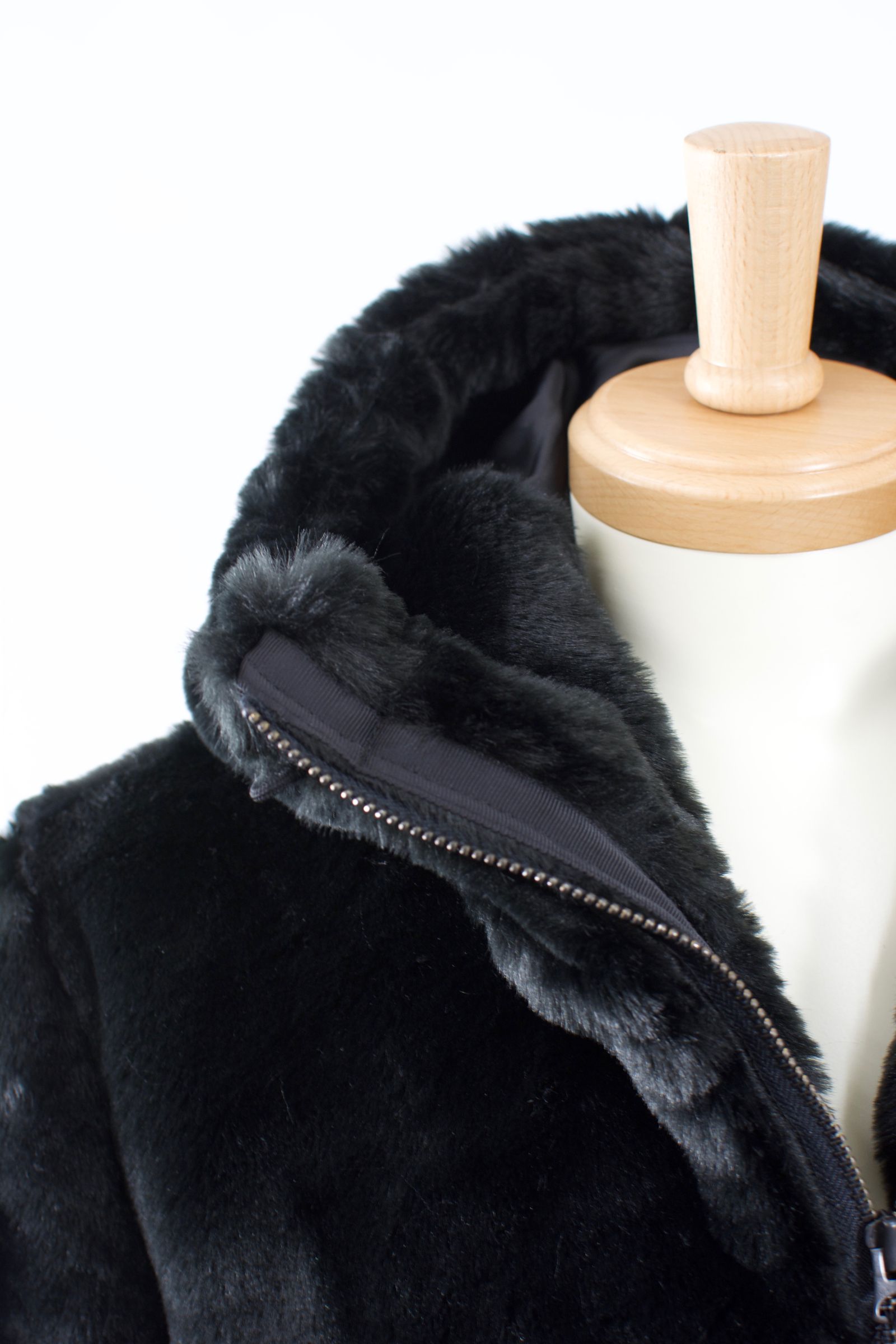 MX-1182 Faux fur coat / black / シャギーボアコート / 黒 / ファーコート/ ユニセックス
