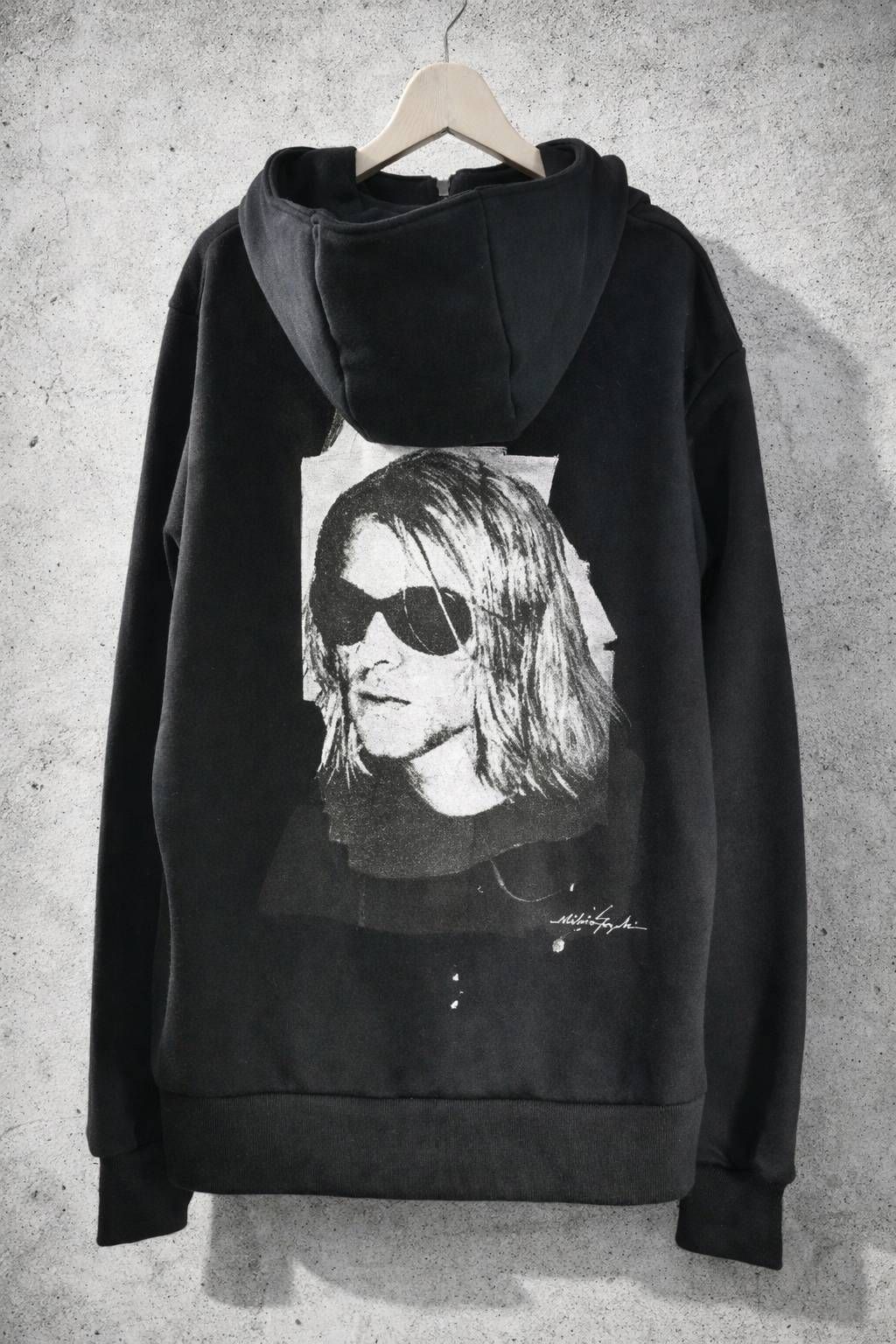 【普通のパーカー”には戻れない】ハンドメイドZIPパーカー / BLACK / アートファッション / 一点物 / ワンマイルウェアー