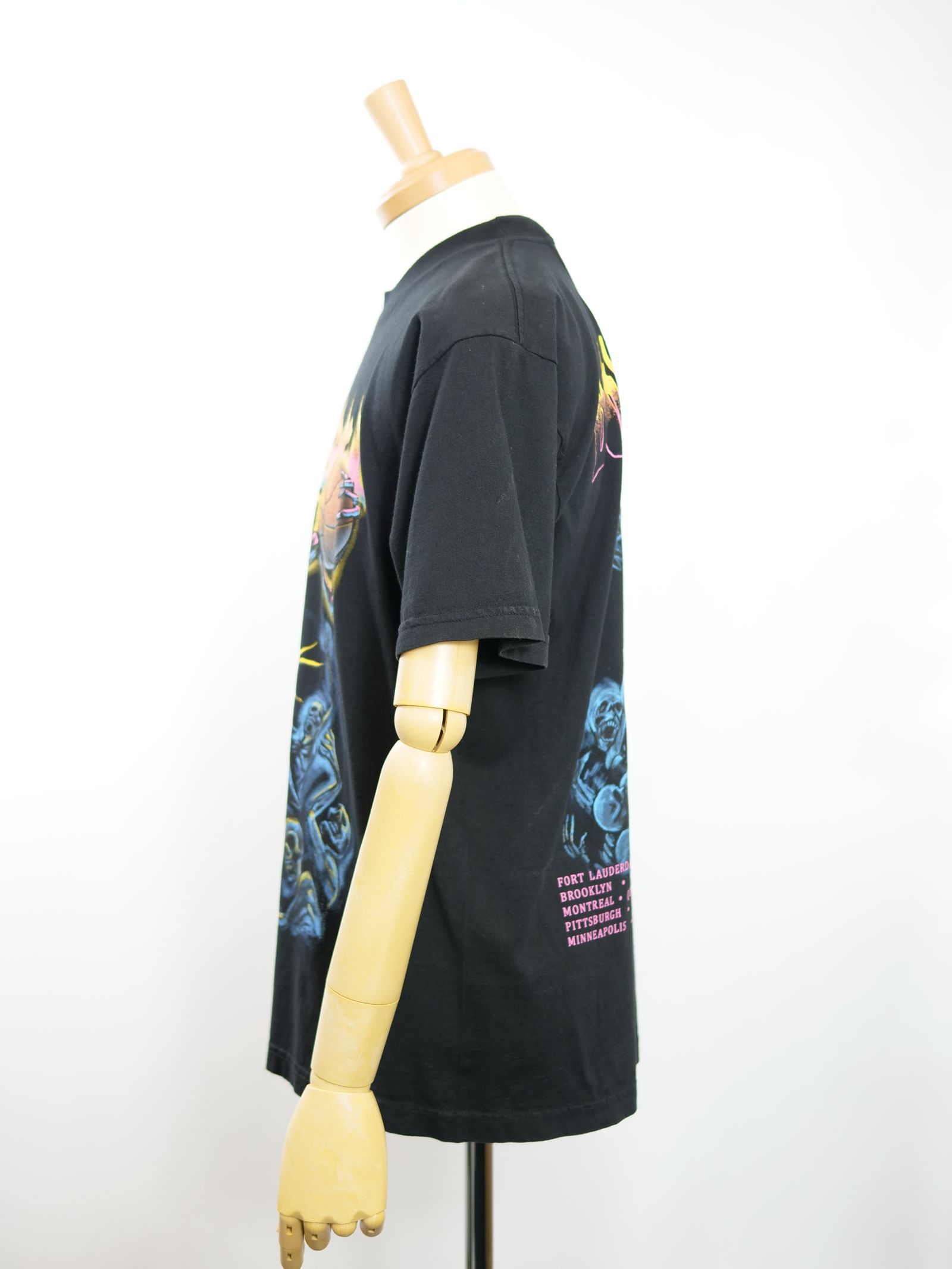 BASKET BONES BOX T SHIRT /  BLACK / オーバーサイズ / USA産コットン / ヘビーオンス /厚手