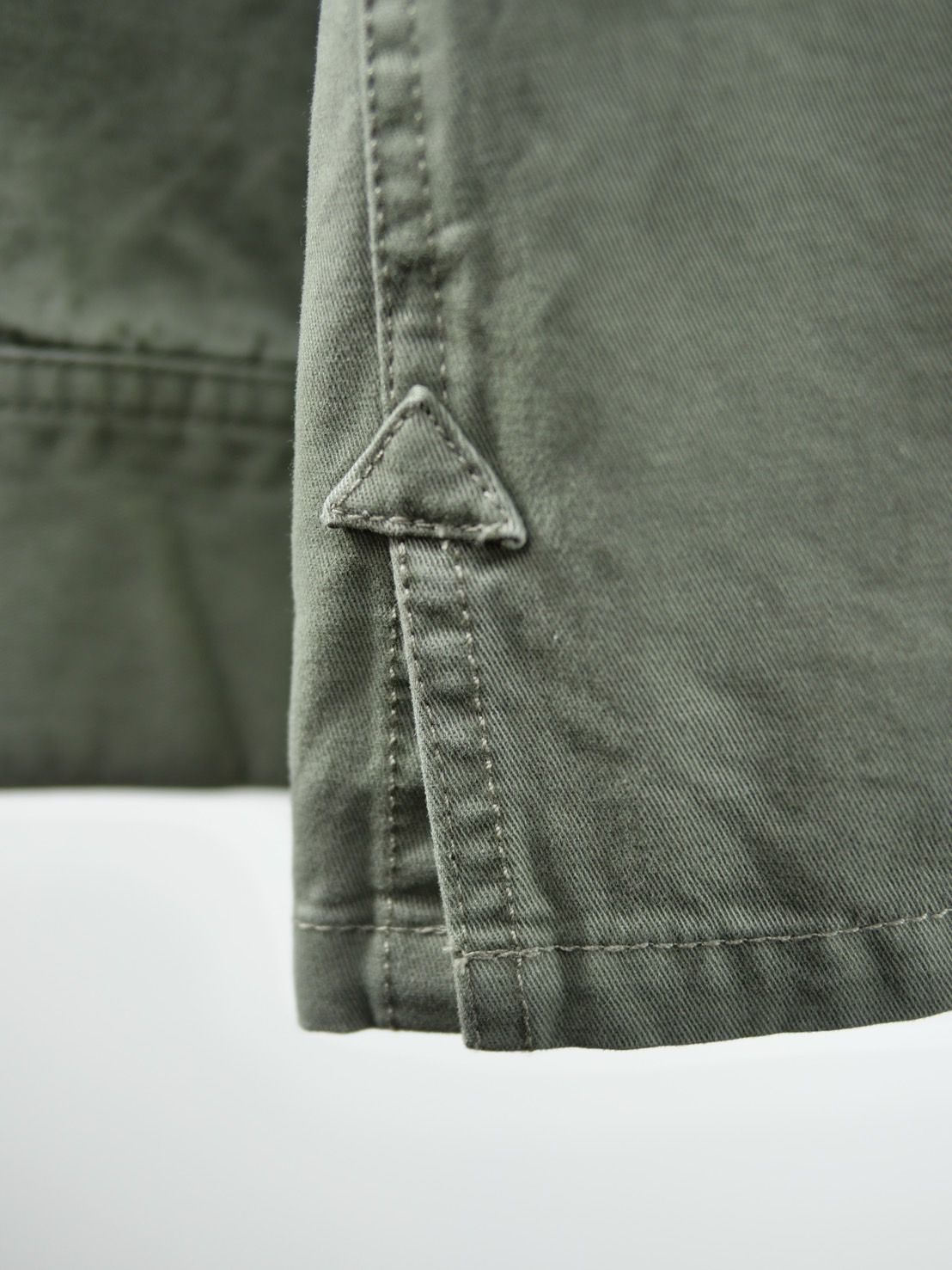 【 ミリタリーシャツ】  カーキ  / UNISEX / ユーティリティーシャツ / ファーティーグシャツ /